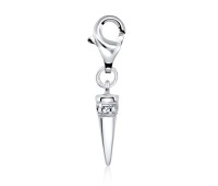 Spike Shape Silver Charms CH-60